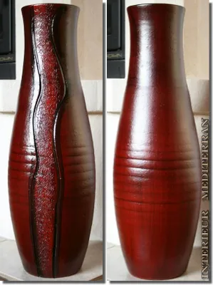 Produktbild von BODENVASE "MAROKKO" - Größe: ca.50 CM Bordeaux