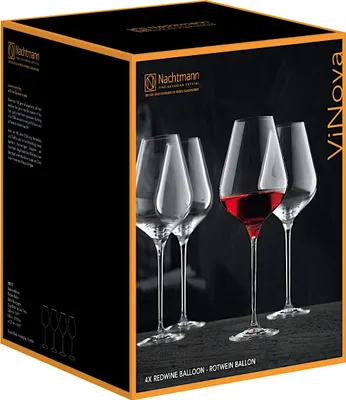 Obrázek produktu pro Nachtmann ViNova, Sklenice na červené víno, Sklo, Průhledná, Čisté, 840 ml, 24 cm