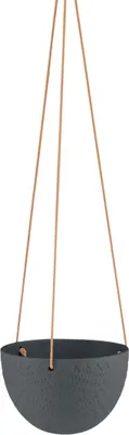 Obrázek produktu pro Závěsný květináč Lokai černý 15,4x15,4x10