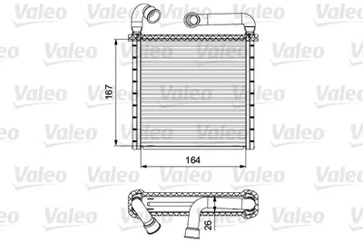 Produktbild von VALEO 811506 Wärmetauscher Innenraumheizung Kühler für VW Golf VII Schrägheck (5G1, BQ1, BE1, BE2) Passat Variant (3G5, CB5) Golf VII Variant T-Roc