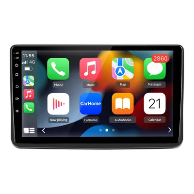 Image de Octa-core 4 Go + 64 Go, 9 pouces, Android 15, autoradio compatible CarPlay et Android Auto pour Fiat Panda 312 (2012-2024), GPS, Wi-Fi, Bluetooth, FM, DAB+, SWC, RDS, DSP, USB
