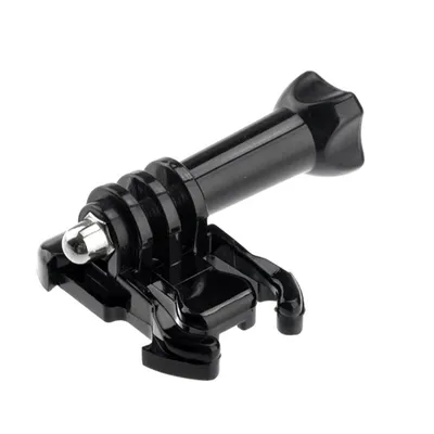 Produktbild von vhbw Schnellspann-Clip + Schraube kompatibel mit GoPro Hero 7 Silver, 7 White, 8 Black, Fusion, HD ActionCam - Befestigungs-Set, Schwarz