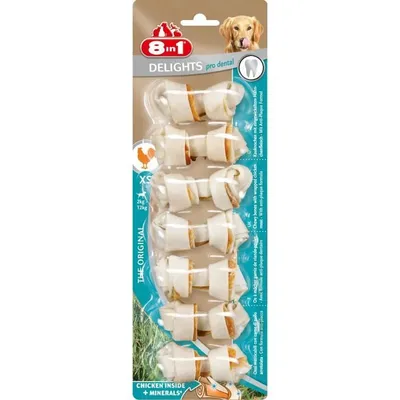 Image de 8in1 Delights Pro Dental Kauknochen XS