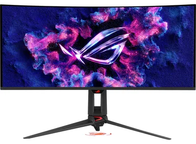 Produktbild von ASUS ROG Swift OLED PG34WCDN, 86,4 cm (34"), 3440 x 1440 Pixel, Wide Quad HD, QD-OLED, 0,03 ms, Schwarz