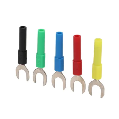 Produktbild von Gabelspatenkabelverbinder,Elektrischer Gabelspatenkabelverbinder,U-Typ elektrische Crimpklemmen,Elektrischer Y-Typ Spatenkabelverbinder,U-Typ Kabelverbinder,Bananensteckeradapter