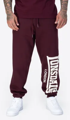 Produktbild von Lonsdale London Trainingshose Herren Logo Large rot M