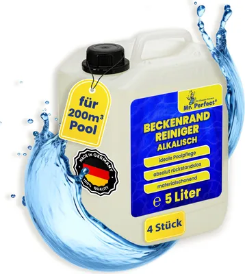 Produktbild von Mr. Perfect Hocheffektiver Pool Randreiniger alkalisch 4x5L | Beckenrandreiniger