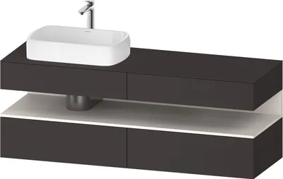 Produktbild von DURAVIT QA4777084800000 QTG KWTU WH Ek. 1600x550x600 Gt Smt H