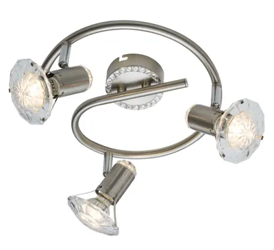 Produktbild von Deckenleuchte LED Wohnzimmer Deckenlampe Deckenstrahler 3 Flammig 57304-3