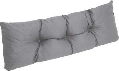 Zdjęcie produktu dla Poduszka na paletę szara | siedzisko 120x40cm | Poduszka ogrodowa | poduszka na europaletę | poduszka na palety | poduszka na ławkę
