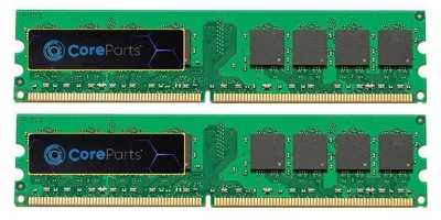 Produktbild von CoreParts MMXHP-DDR2D0005-KIT, 8 GB, 2 x 4 GB, DDR2, 800 MHz, Grün