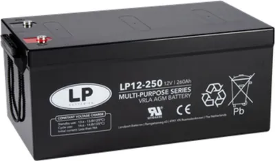 Image de Landport Batterie au plomb 12V 260Ah AGM Batterie NSA LP12-250 T11