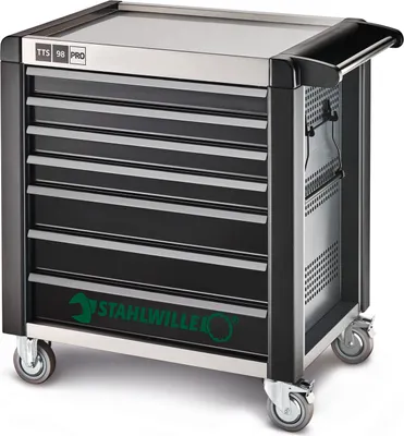 Produktbild von Stahlwille Werkstattwagen 98/7 PRO 7 Schubl. 651 x 1001 x 1020 mm  anthrazit, RAL 7016; schwarz, RAL 9005