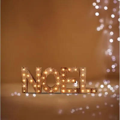 Produktbild von Leuchtbuchstaben Weihnachten 41 LED 44 cm - Einheitsgröße