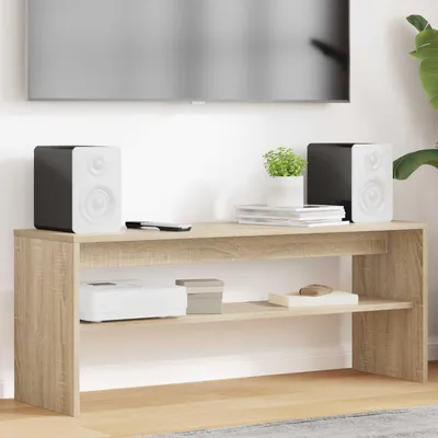 Immagine prodotto di Maison Exclusive - Mobile TV 100 x 30 x 40 cm, realizzato in legno impiallacciato effetto noce Sonoma