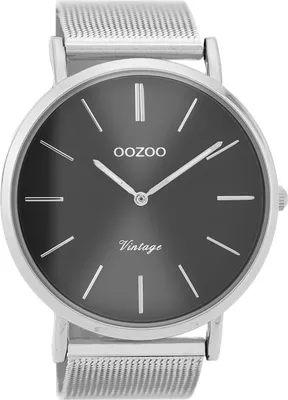 Produktbild von Oozoo Armbanduhr silber Edelstahl C9936A Vintage Series Herren Analog-Quarzuhr UOC9936A