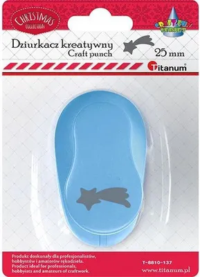 Produktbild von 25-mm-Lochzange mit Kometenmotiv – Titanum