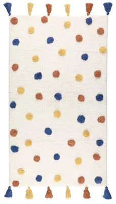 Obrázek produktu pro Bavlněný koberec s tečkami, 70 x 120 cm