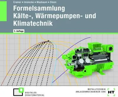 Obrázok produktu pre Formelsammlung Kälte-, Wärmepumpen- und Klimatechnik