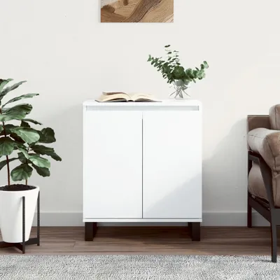Produktbild von [Home] Sideboard Weiß 60x35x70 cm Holzwerkstoff , Neue Mode 2024 im häuslichen Leben
