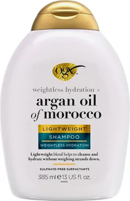 Produktbild von OGX – Arganöl aus Marokko – Shampoo – Leicht – Für den täglichen Gebrauch – 385 ml - 1 Stück