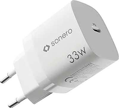 Image de SONERO Chargeur USB-C GaN X-PS111, 1 port, 33W, blanc