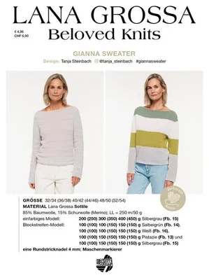 Produktbild von Lana Grossa GIANNA SWEATER Beloved Knits No.3  