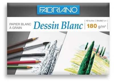 Obrázok produktu pre Fedrigoni 46352, papier na kreslenie, Fabriano, hrubosť 1, 80 g, formát A4, balenie 12 kusov, farba: tyrkysová