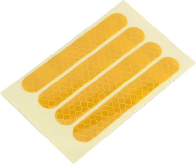Produktbild von Autoaufkleber und Aufkleber, 4 Stck Reflektierender Aufkleber fr Hinterrad, Reflektierendes Band fr Elektroroller, Reflektierende Radstreifen Fahrradreflektoren Reifenaufkleber