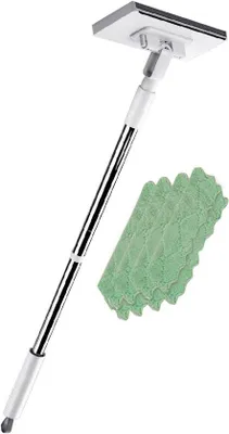 Produktbild von Bodenwischkopf – Flacher Wischkopf – Effiziente Reinigung – 360-Grad-Schwenkkopf – 100x16x8,5 cm – Mopp