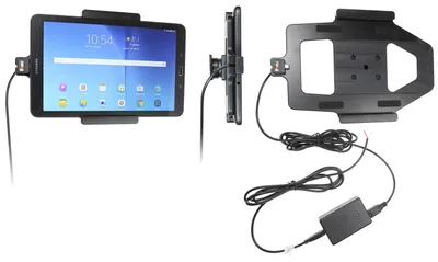 Produktbild von Brodit Gerätehalter 513821 mit Ladefunktion - für Tablets - Samsung Galaxy Tab E 9.6