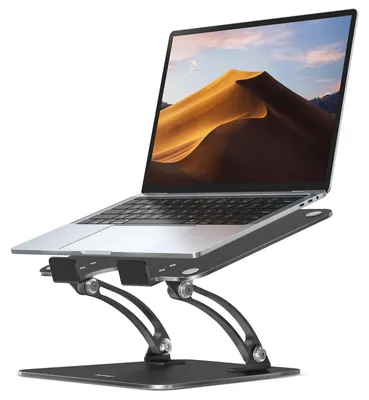 Immagine prodotto di Supporto per laptop Nulaxy, regolabile in altezza, con sistema di ventilazione, realizzato in alluminio