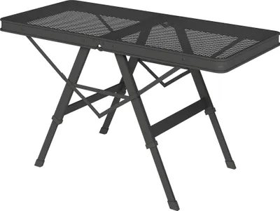 Produktbild von Höhenverstellbarer Campingtisch Klapptisch aus Aluminium mit Metallgitter faltbar Outdoor Campingzubehör