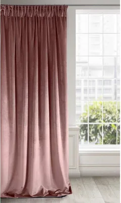 Image de Rideau en velours - Qualité luxe - 1 pièce - 140 cm de large x 250 cm de long - 100 % polyester