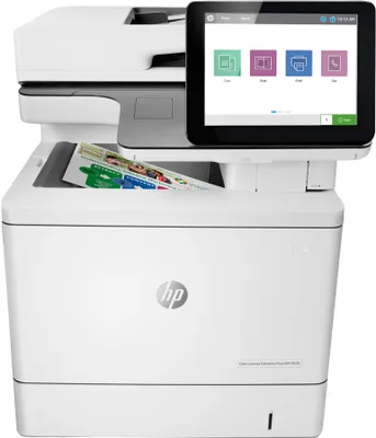 Produktbild von HP Color LaserJet Enterprise Flow MFP M578c - Drucken - Kopieren - Scannen - Faxen - Beidseitiger Druck, ADF für 100 Blatt, Energieeffizient - Laser - Farbdruck - 1200 x 1200 DPI - A4 - Direktdruck - Grau