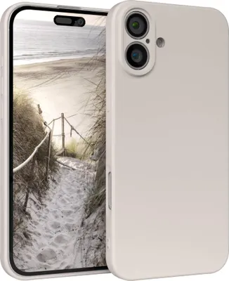 Produktbild von EAZY CASE - TPU Hülle für Apple iPhone 16 Plus, TPU Case stoßfeste Handyhülle, weiches Cover mit Kameraschutz, Silikonhülle in Grau