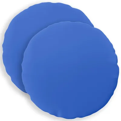 Productafbeelding van vidaXL Kussenhoezen, 2 stuks, HEERLEN, koningsblauw, Ø 60 cm, polyester