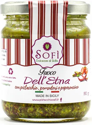 Image de Pesto à la pistache Fuoco Dell'Etna, 190 g