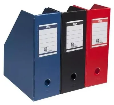 Zdjęcie produktu dla Pojemnik na czasopisma Elba PVC 7cm czerwony