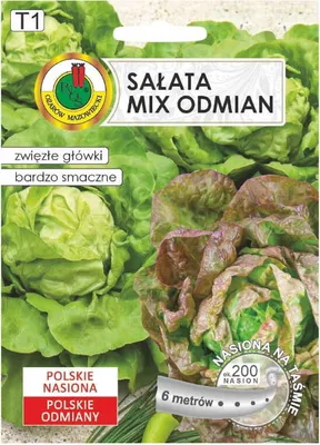 Zdjęcie produktu dla Sałata głowiasta masłowa Jubilatka + Edyta Ożarowska 6m wczesne odmiany