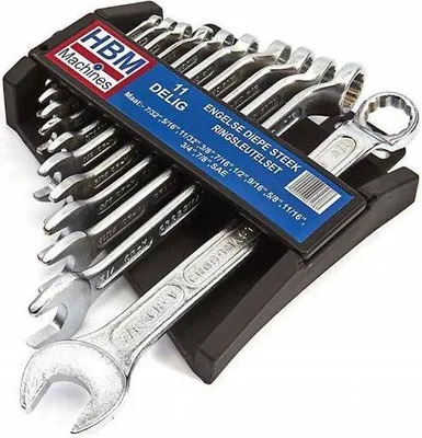 Imagen del producto de HBM 11 Delige Engelse Steek - Juego de llaves de boca