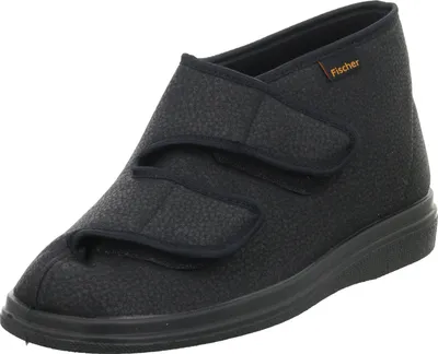 Produktbild von Fischer Markenschuh 13995 222  Otho Uni Hausschuh Otho Schwarz, Schwarz, Gr. 47