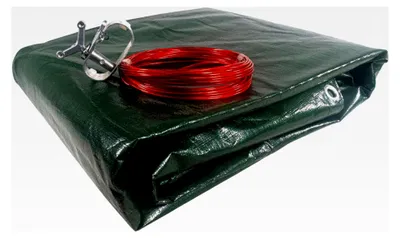 Produktbild von Poolabdeckplane mit 110 g/m² für Ovalbecken bis 910 x 460 cm