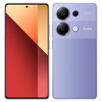 A front and back view of a smartphone, displayed side-by-side.