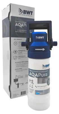Untertisch-Wasserfilter Aktivkohle 10.000 l, 3/8 Zoll, für alle Wasserhähne