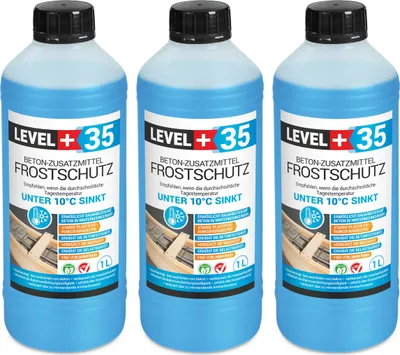 Produktbild von Frostschutz Plastifizierer 3L Beton-Zusatzmittel Level+ Betonverflüssiger L+35