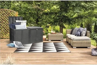 Produktbild von Aufbewahrungsbox XXL 750 l 155 x 62 x 72 cm anthrazit