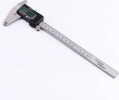 Produktbild von 0–200 mm LCD-Digital-Messschieber aus Edelstahl, elektronisches Messgerät