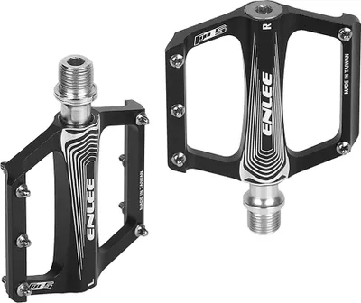 Produktbild von Klappbare Fahrradpedale Flache Fahrradplattformpedale aus Aluminiumlegierung Mountainbike-Pedale Radfahrradpedale