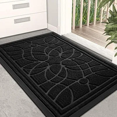 Immagine prodotto di Tappetino da interno antiscivolo - Tappetino da interno lavabile - Nero - 40x60 cm